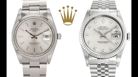 rolex ladies date vs datejust|Rolex Datejust vs oyster perpetual.